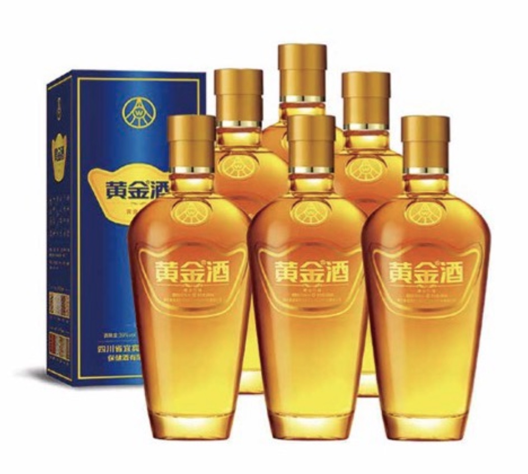 黄金酒品牌主视觉