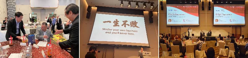 Mr. Sam Hua was invited to give an English speech at the National University of Singapore. — image 2